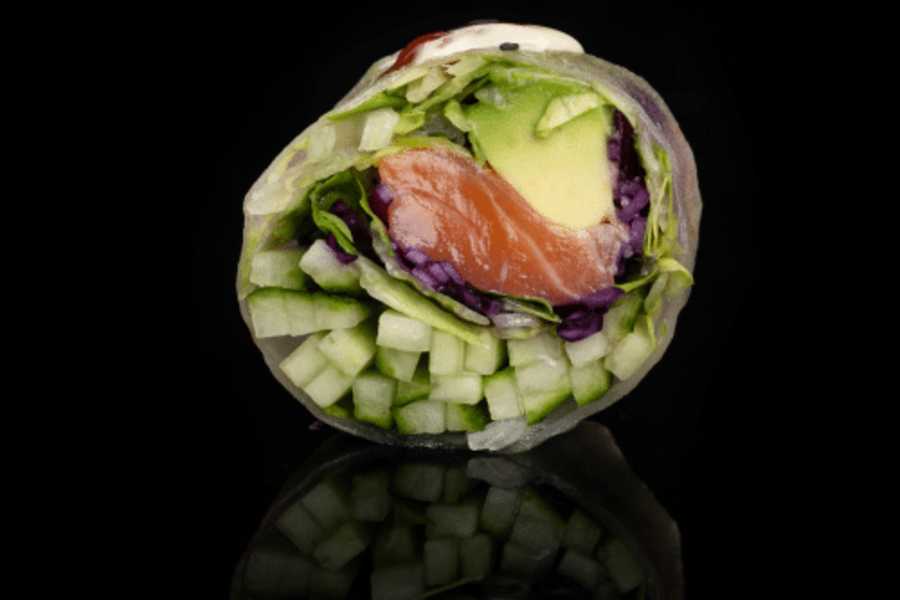 Rocket Roll Salmon