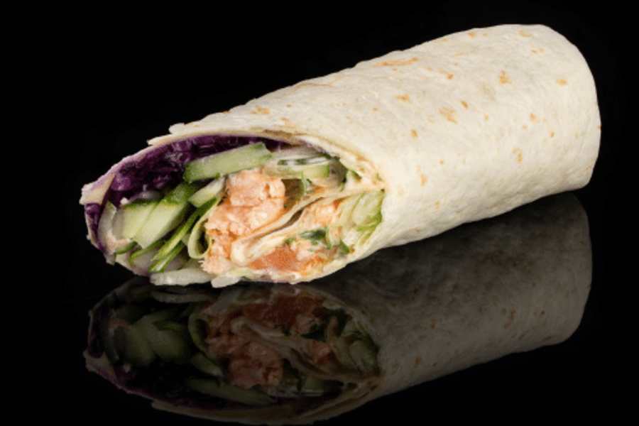 Lachs Wrap