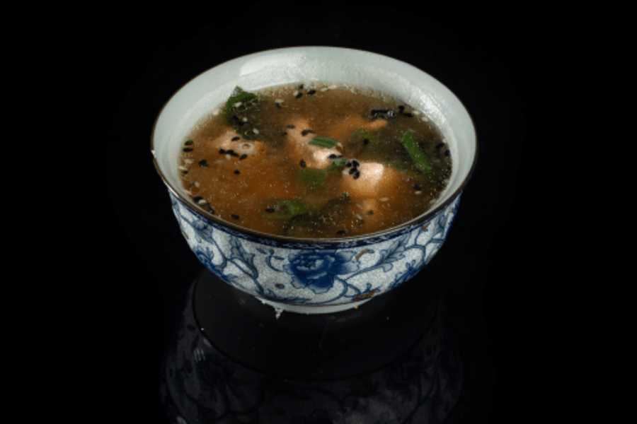 Miso Suppe Lachs